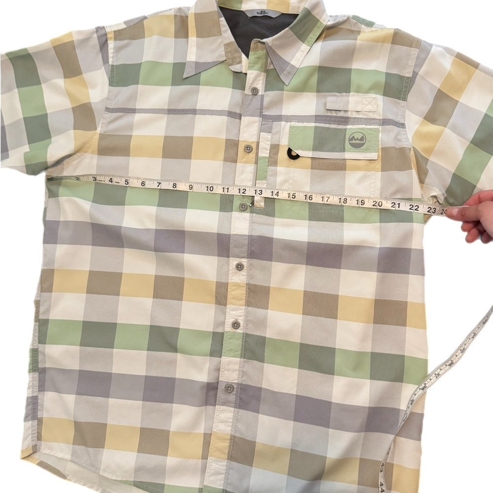 Wrangler Men's Multicolor Plaid Button Down Shirt - Picture 7 of 9